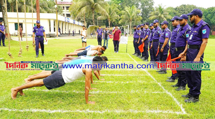 রাজবাড়ীতে ট্রেইনি রিক্রুট কনস্টেবল নিয়োগের ২য় দিনের ইভেন্ট অনুষ্ঠিত